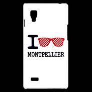Coque LG Optimus L9 I love Montpellier 2