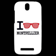 Coque HTC One SV I love Montpellier 2