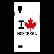 Coque LG Optimus L9 I love Montreal 2