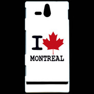 Coque Sony Xperia U I love Montreal 2