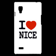 Coque LG Optimus L9 I love Nice