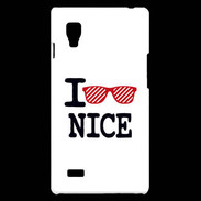 Coque LG Optimus L9 I love Nice 2