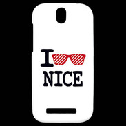 Coque HTC One SV I love Nice 2