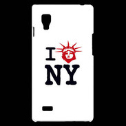 Coque LG Optimus L9 I love New York