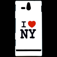 Coque Sony Xperia U I love New York 2