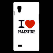 Coque LG Optimus L9 I love Palestine