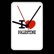 Grande pendule murale I love Palestine