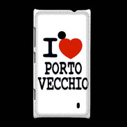Coque Nokia Lumia 520 I love Porto Vecchio