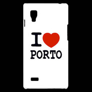 Coque LG Optimus L9 I love Porto
