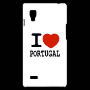 Coque LG Optimus L9 I love Portugal