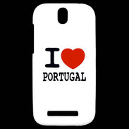 Coque HTC One SV I love Portugal
