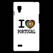 Coque LG Optimus L9 I love Portugal 2