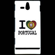 Coque Sony Xperia U I love Portugal 2