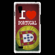 Coque LG Optimus L9 I love Portugal 3
