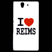 Coque Sony Xperia Z I love Reims