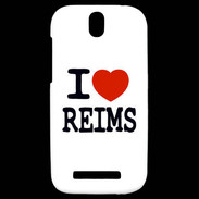 Coque HTC One SV I love Reims