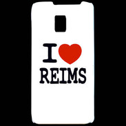 Coque LG P990 I love Reims