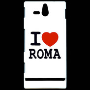 Coque Sony Xperia U I love Roma