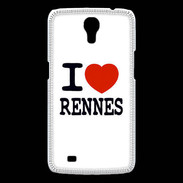 Coque Samsung Galaxy Mega I love Rennes