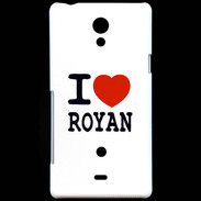 Coque Sony Xperia T I love Royan