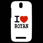 Coque HTC One SV I love Royan