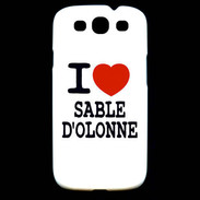 Coque Samsung Galaxy S3 I love Sable d'Olonne