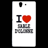 Coque Sony Xperia Z I love Sable d'Olonne