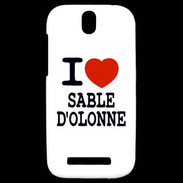 Coque HTC One SV I love Sable d'Olonne