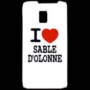 Coque LG P990 I love Sable d'Olonne