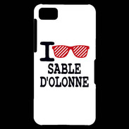 Coque Blackberry Z10 I love Sable d'Olonne 2
