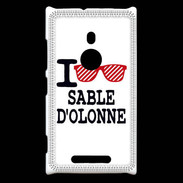 Coque Nokia Lumia 925 I love Sable d'Olonne 2