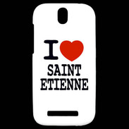 Coque HTC One SV I love Saint Etienne