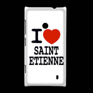 Coque Nokia Lumia 520 I love Saint Etienne
