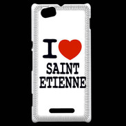 Coque Sony Xperia M I love Saint Etienne