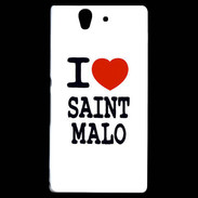 Coque Sony Xperia Z I love Saint Malo
