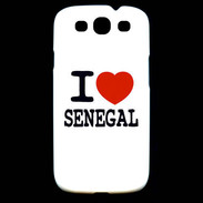 Coque Samsung Galaxy S3 I love Sénégal