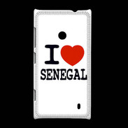 Coque Nokia Lumia 520 I love Sénégal