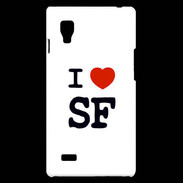 Coque LG Optimus L9 I love SF