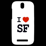 Coque HTC One SV I love SF