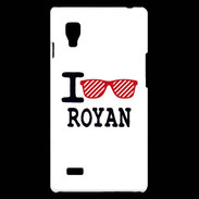 Coque LG Optimus L9 I love Royan 2