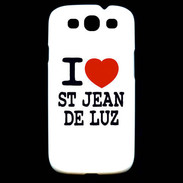 Coque Samsung Galaxy S3 I love Saint Jean de Luz