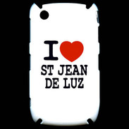Coque Blackberry 8520 I love Saint Jean de Luz