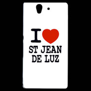 Coque Sony Xperia Z I love Saint Jean de Luz