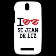 Coque HTC One SV I love Saint Jean de Luz 2