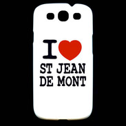 Coque Samsung Galaxy S3 I love Saint Jean de Mont