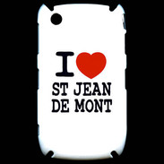 Coque Blackberry 8520 I love Saint Jean de Mont