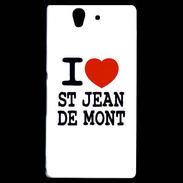 Coque Sony Xperia Z I love Saint Jean de Mont
