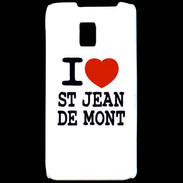 Coque LG P990 I love Saint Jean de Mont