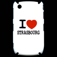 Coque Blackberry 8520 I love Strasbourg