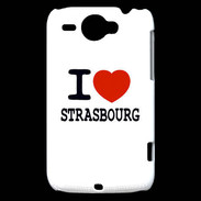 Coque HTC Wildfire G8 I love Strasbourg